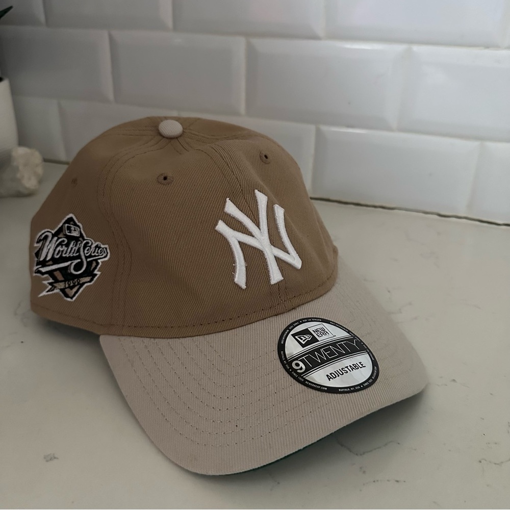 Tan NY Adjustable Cap